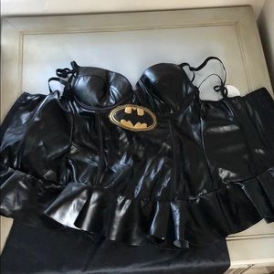 Batman girdle with cape nwot